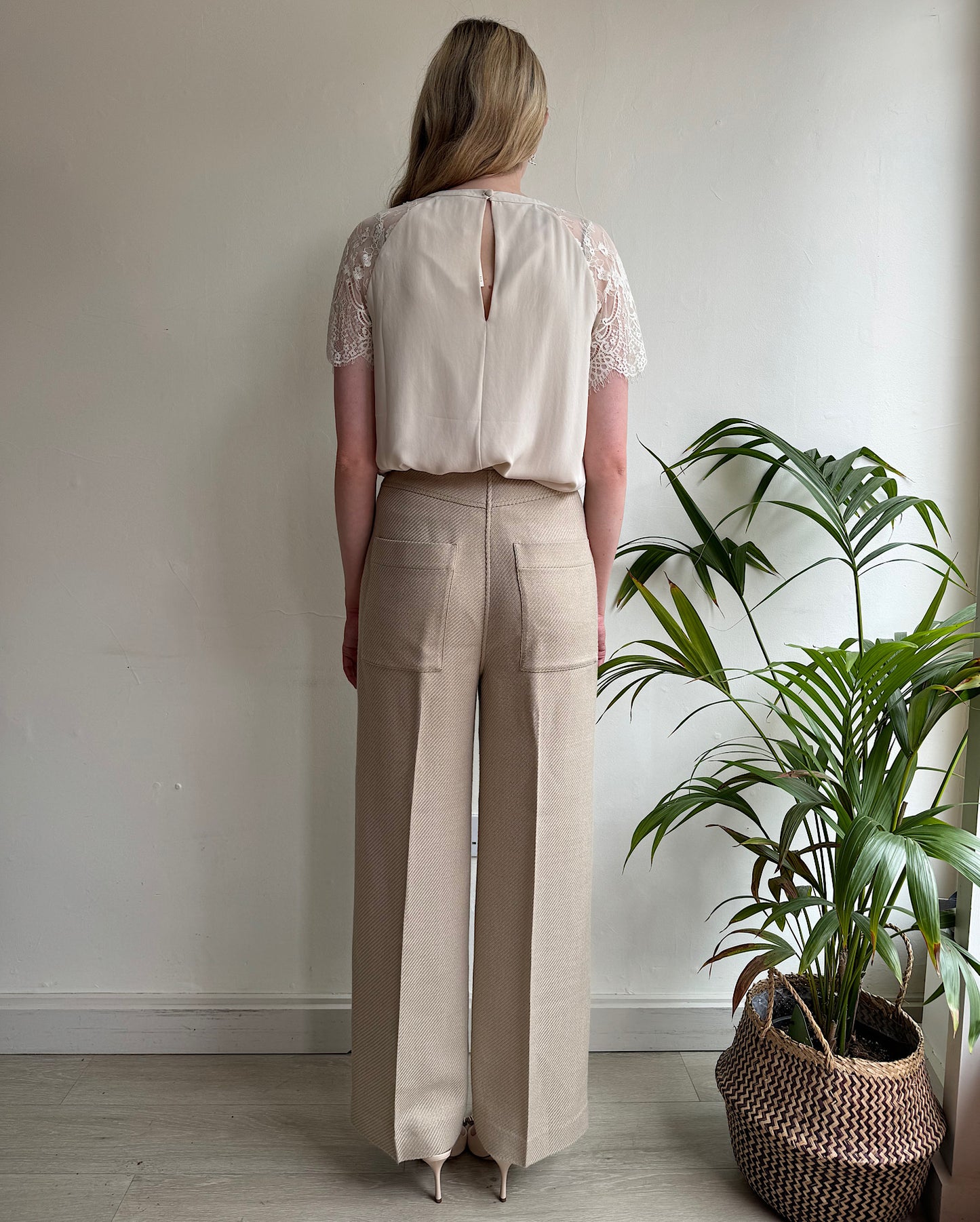 Cream Trousers ~ Size 10