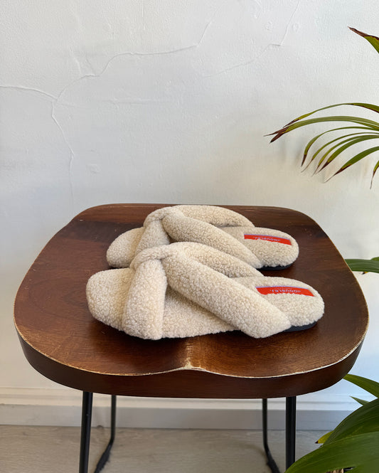Shearling Sandals ~ Size 4
