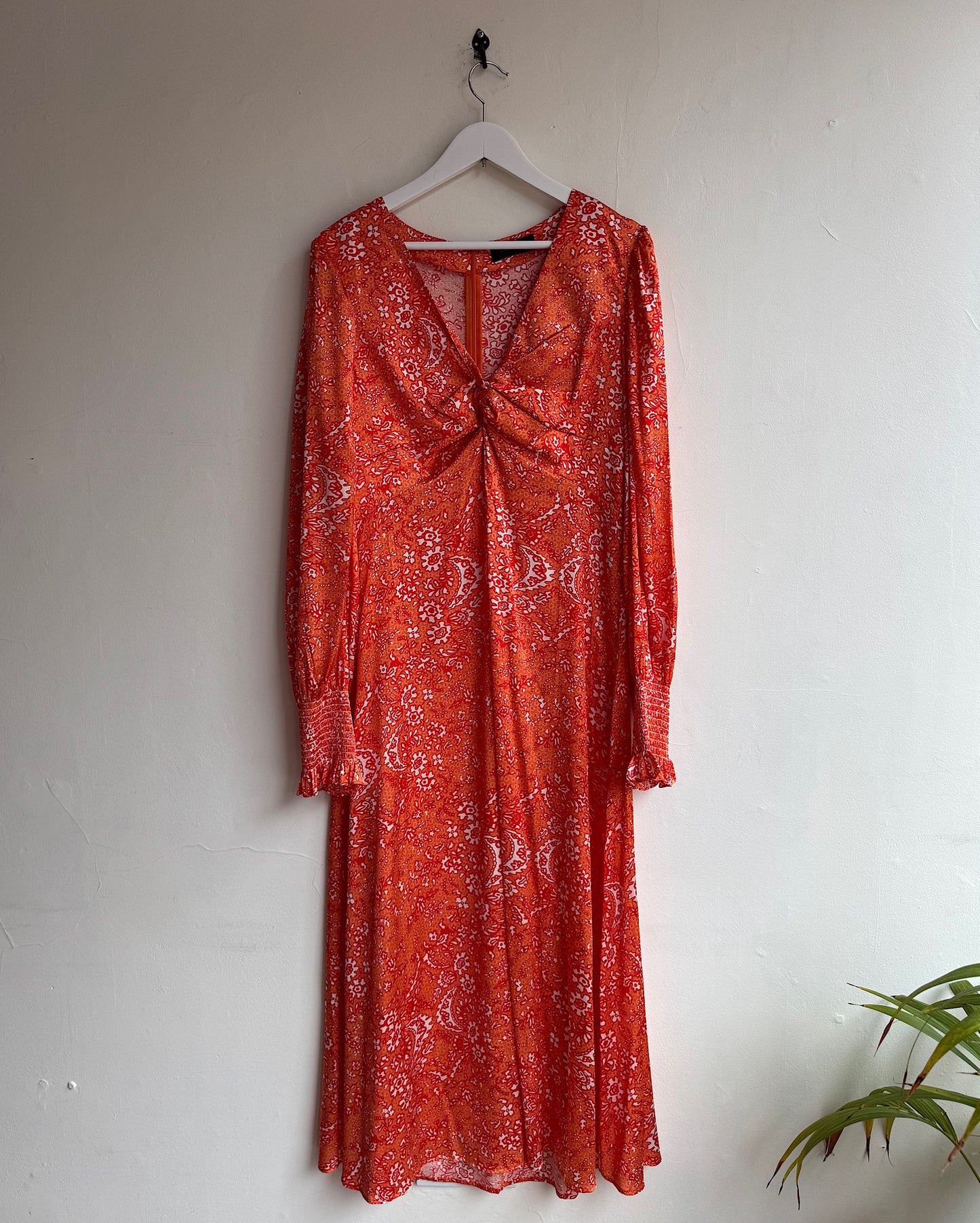 Jessica Russell Flint Silk Dress ~ Size L