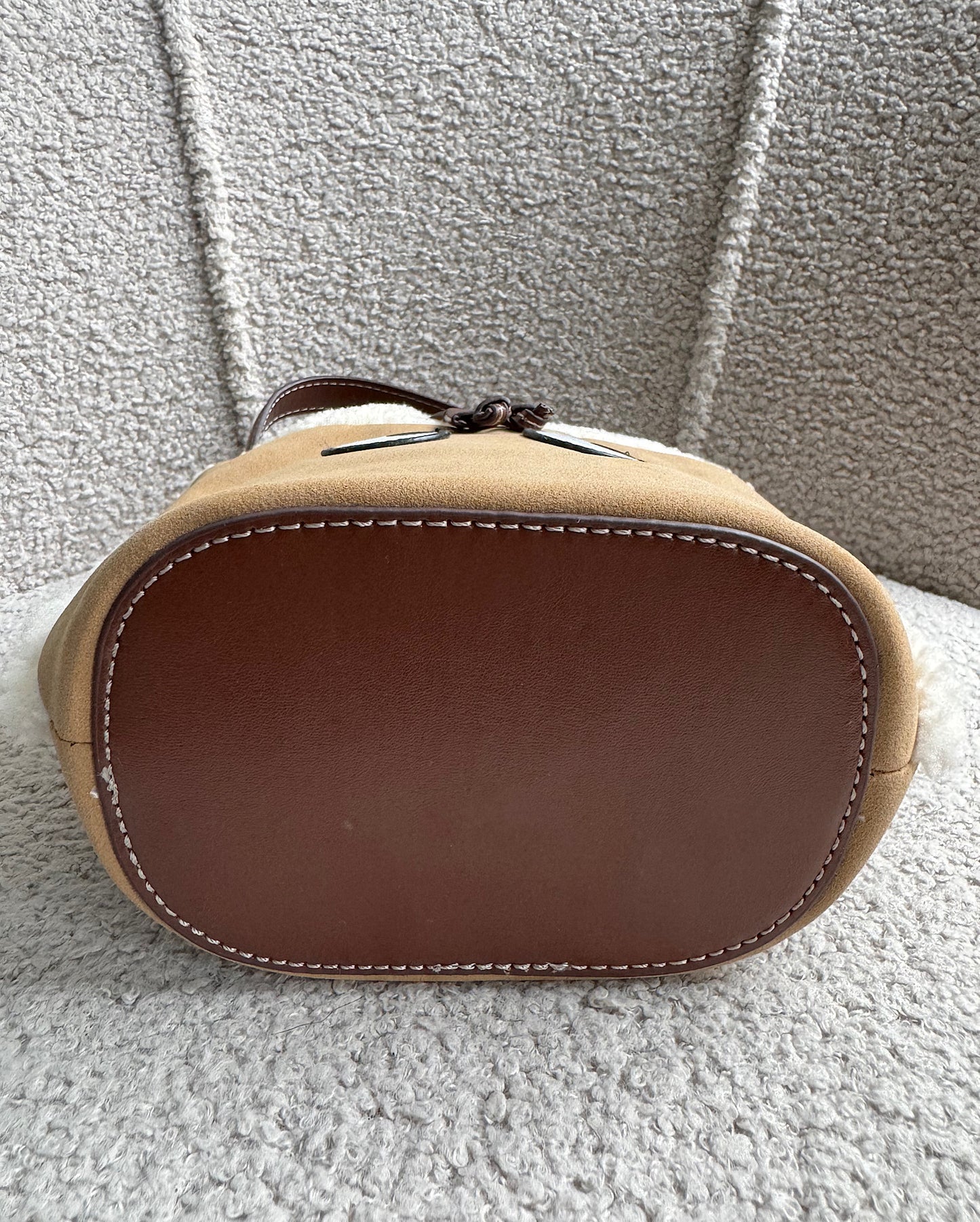 Shearling “Eyes” Bag ~ Size Mini