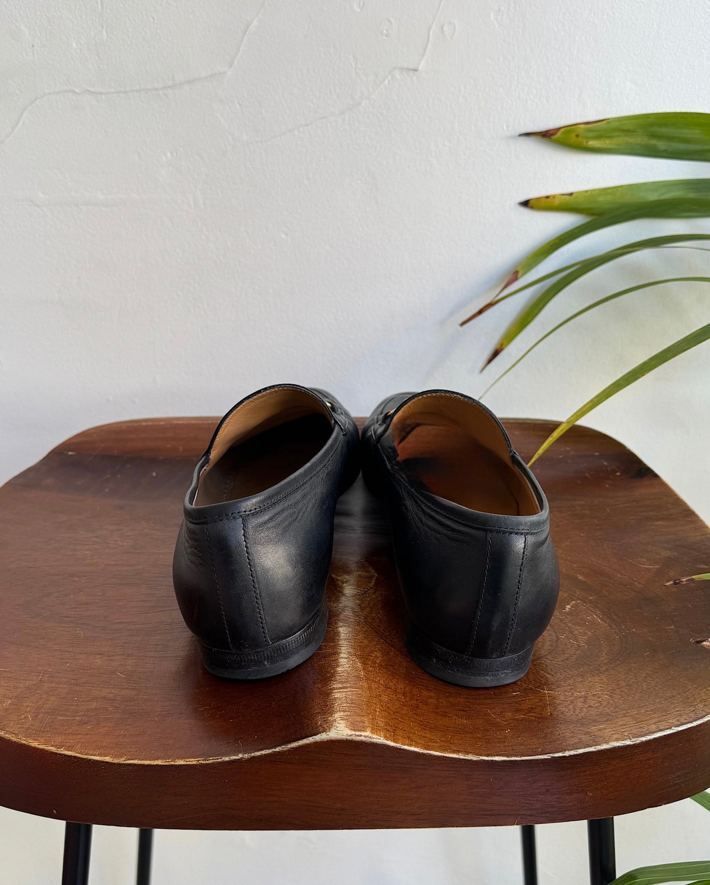 Black Horsebit Loafers ~ Size 6