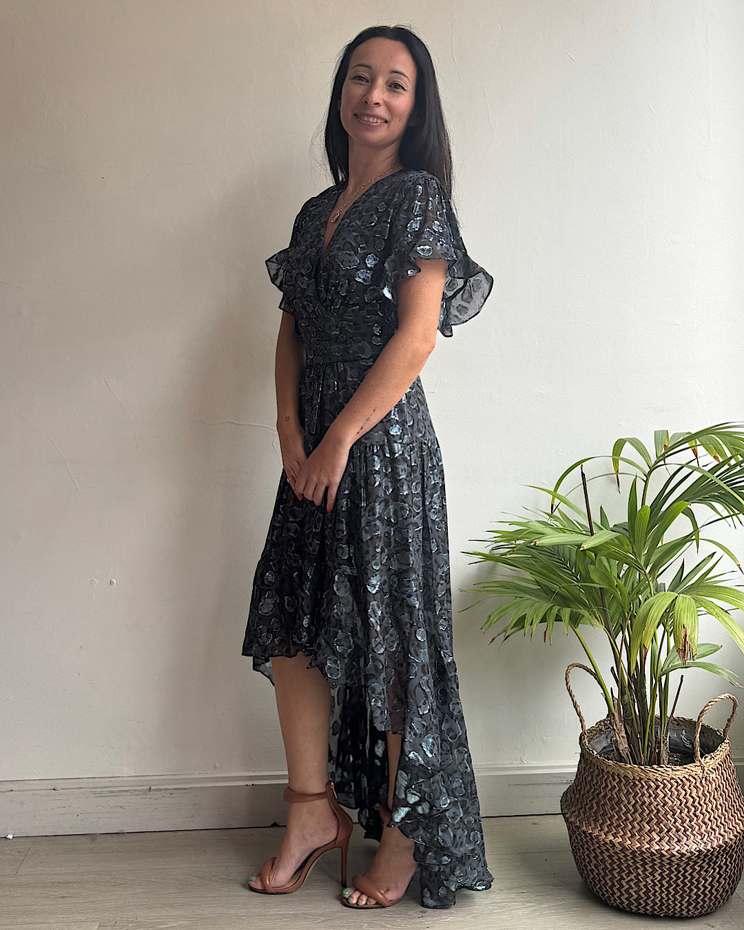 Bash Gunmetal Dress ~ Size  S