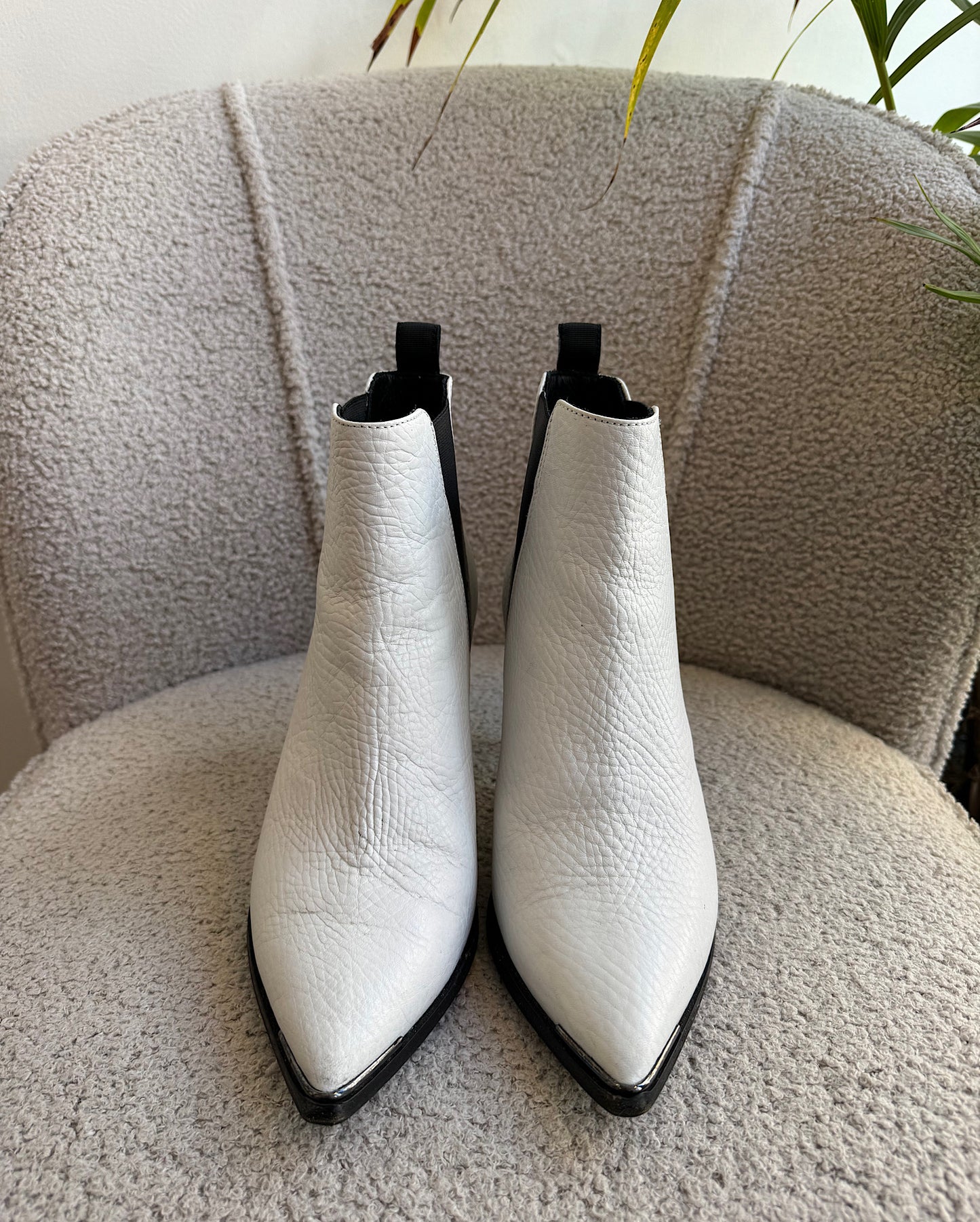 Acne Studios White Boots ~ Size 5