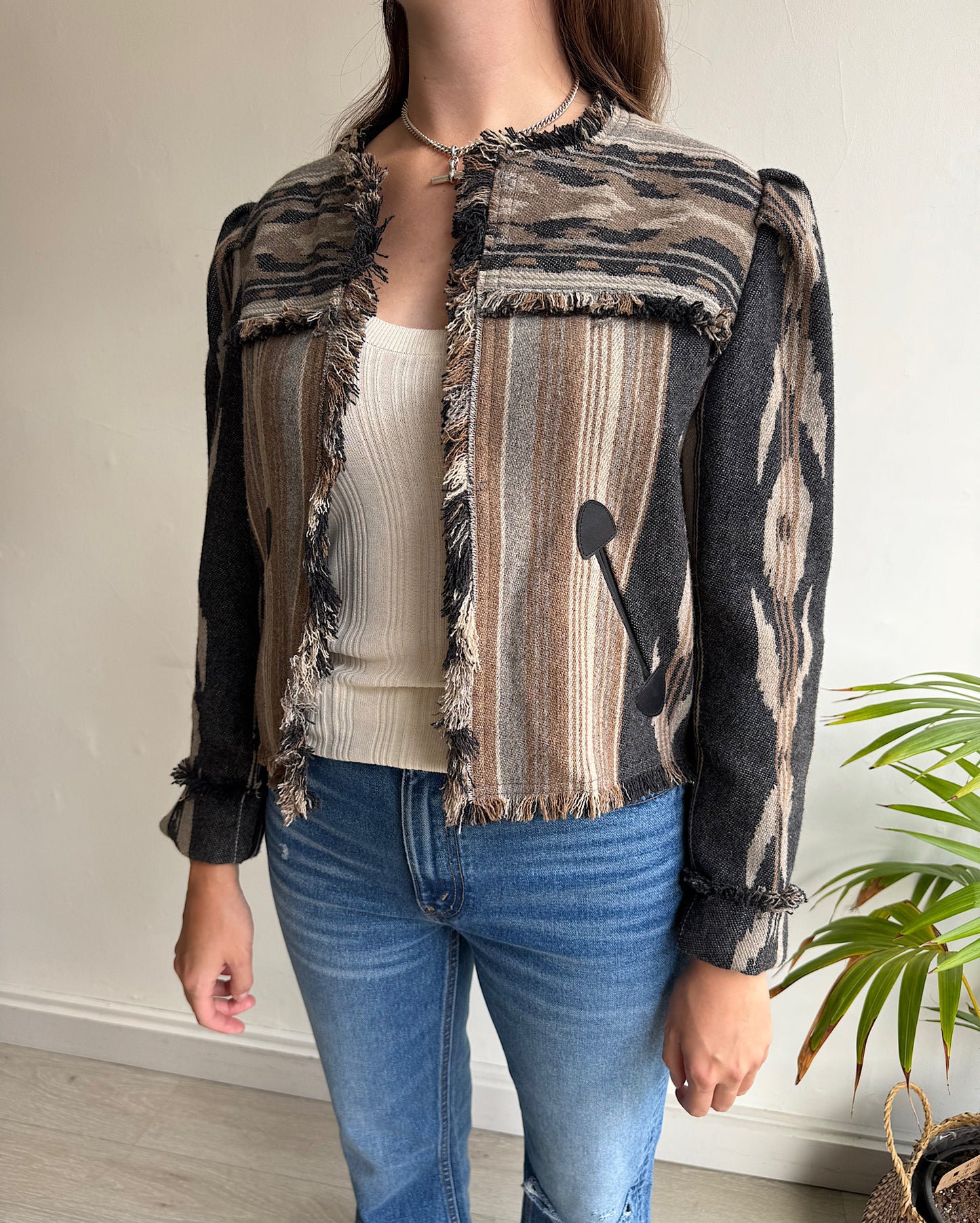 Cropped Jacket ~ Size 10