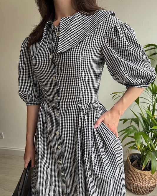 Gingham Dress ~ Size 10