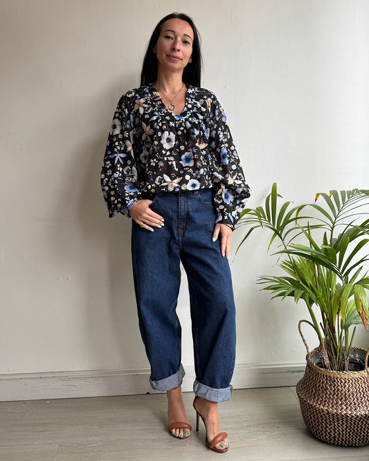 Munthe Floral Top ~ Size S