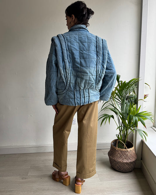 Denim Statement Jacket ~ Oversized XXS