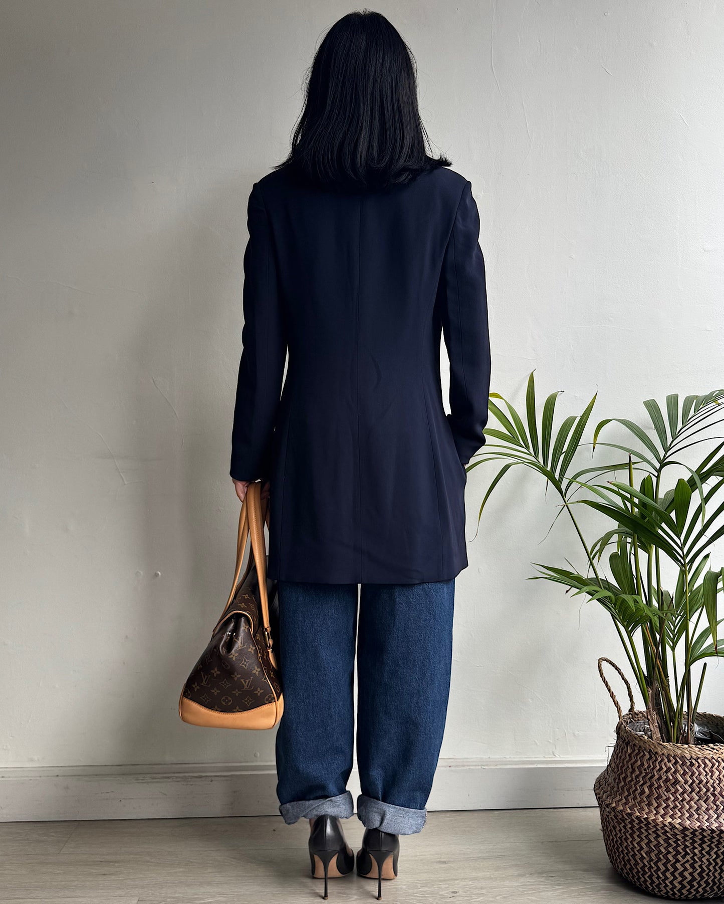 Navy Long Blazer ~ Size 10