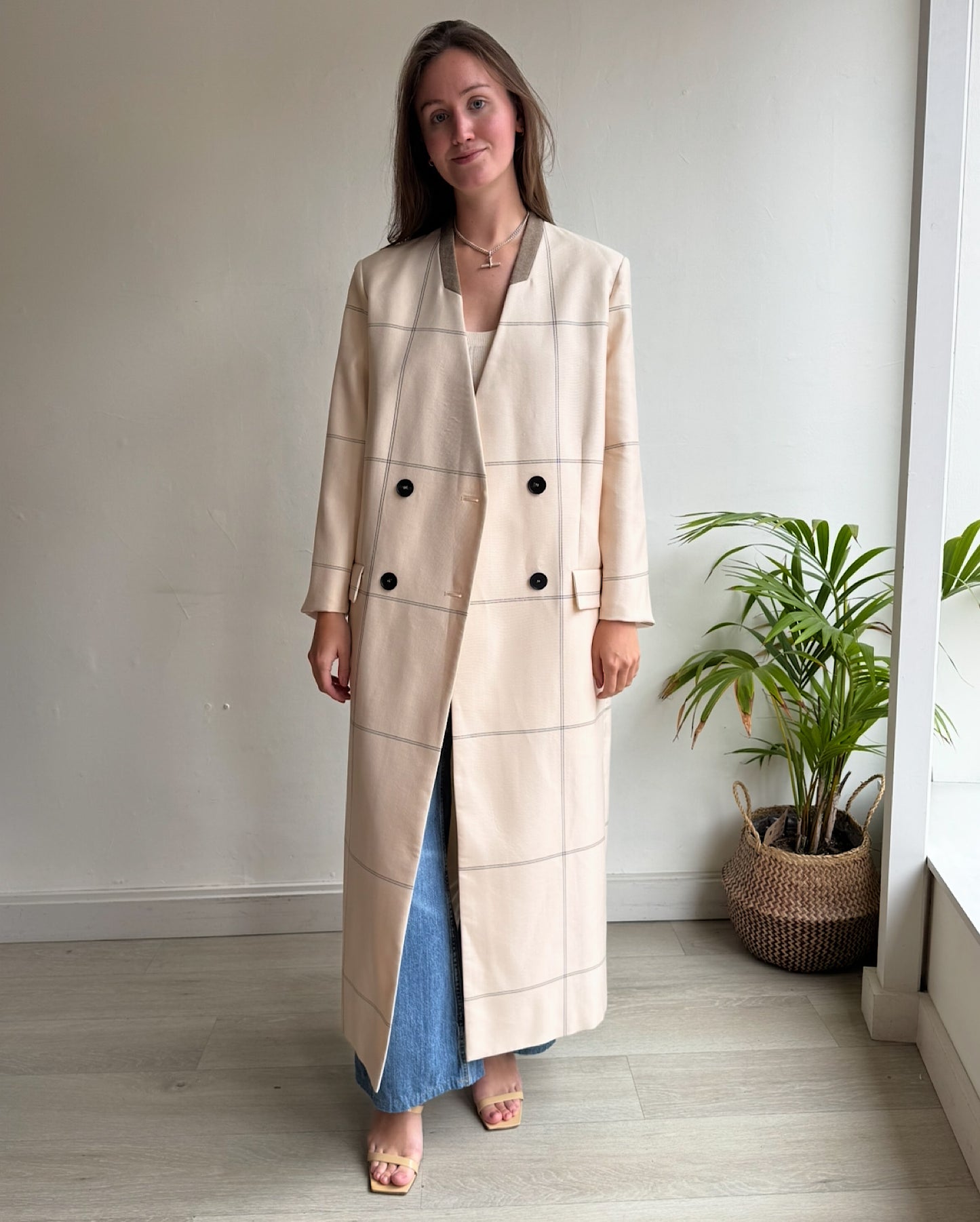 Wool Tartan Lalo Coat ~ Size 8/10