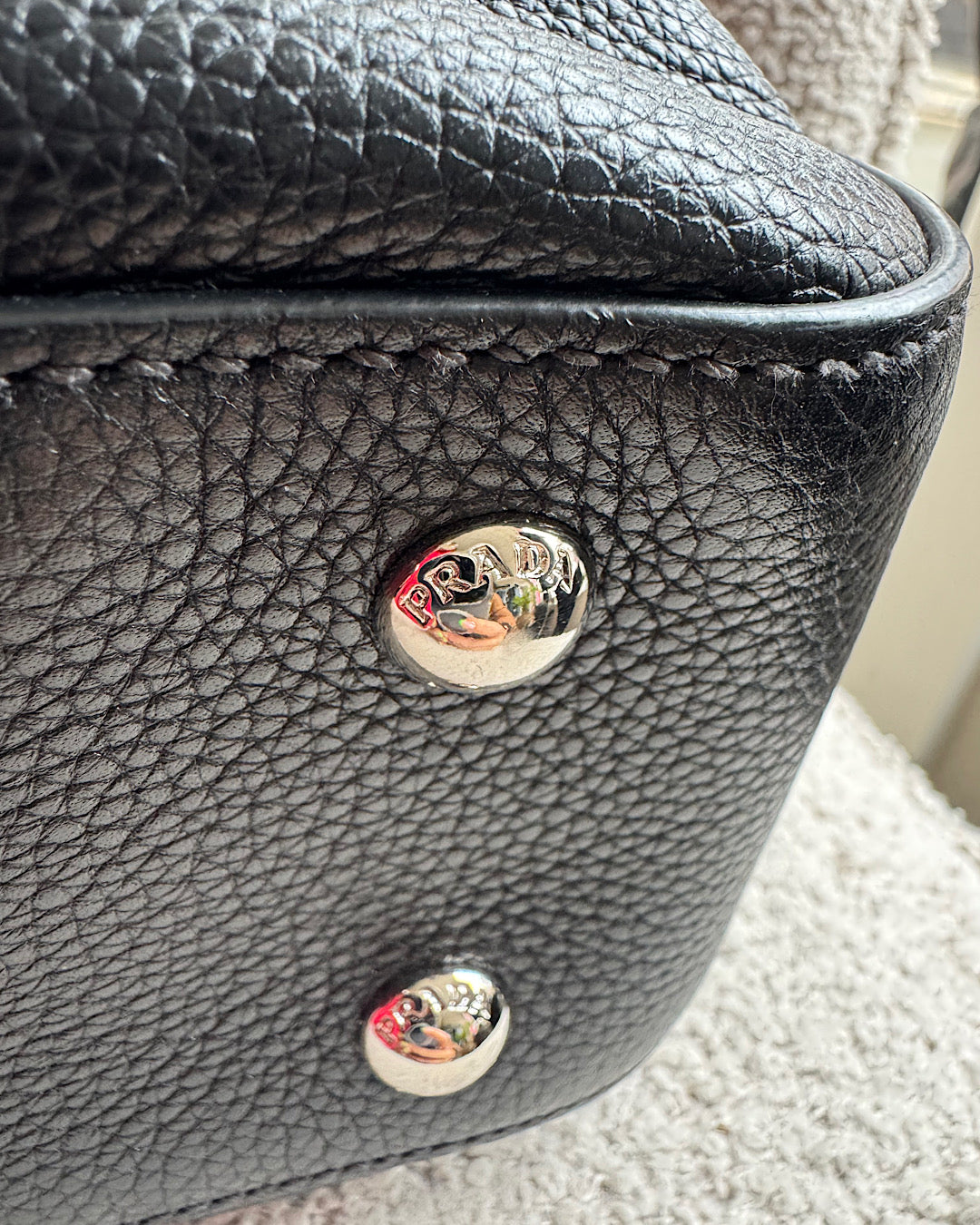 Prada Bag With Silver Chain Handles