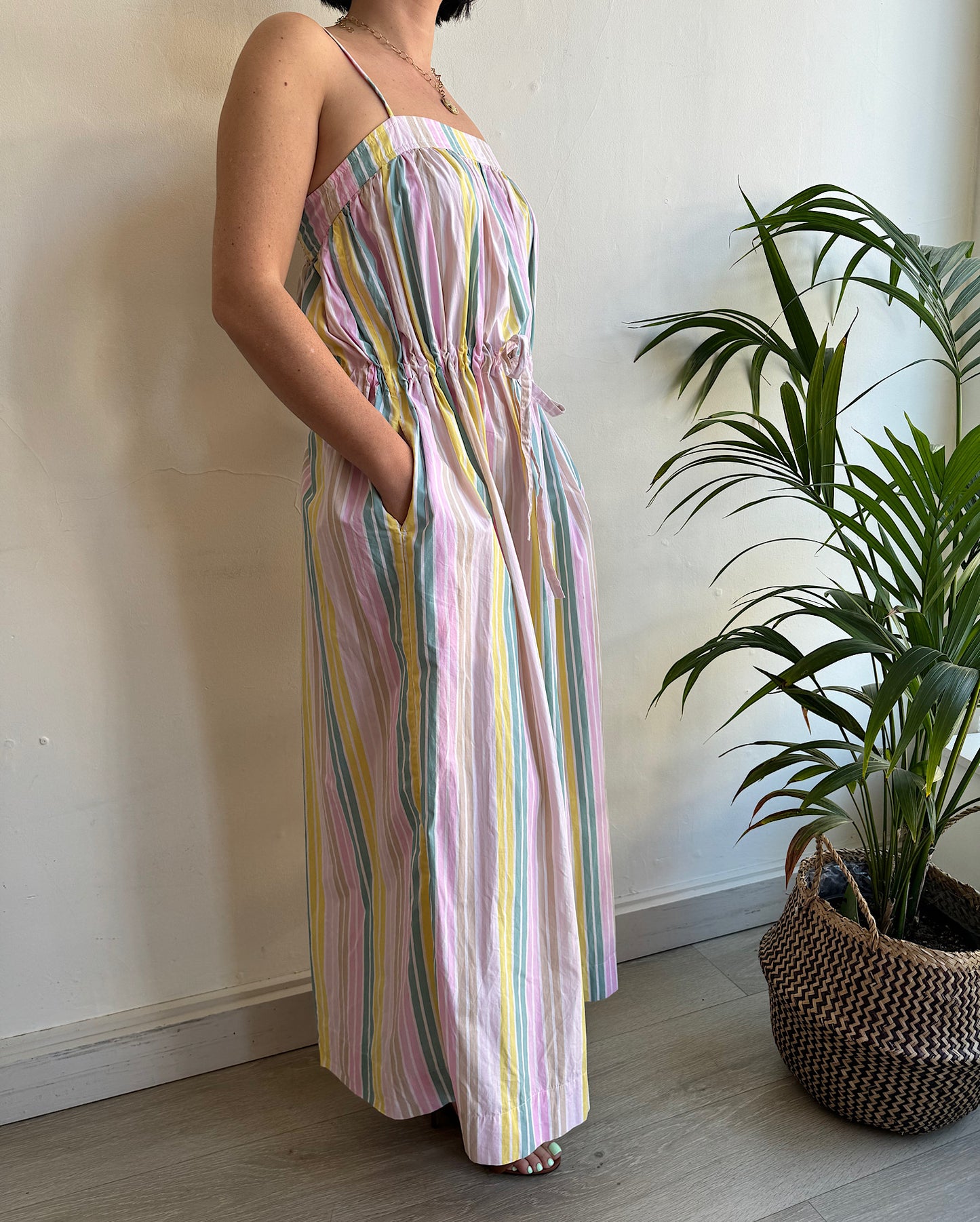 Striped Sundress ~ Size 10