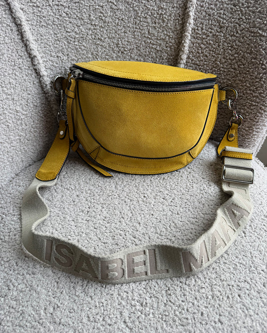 Yellow Suede Bag
