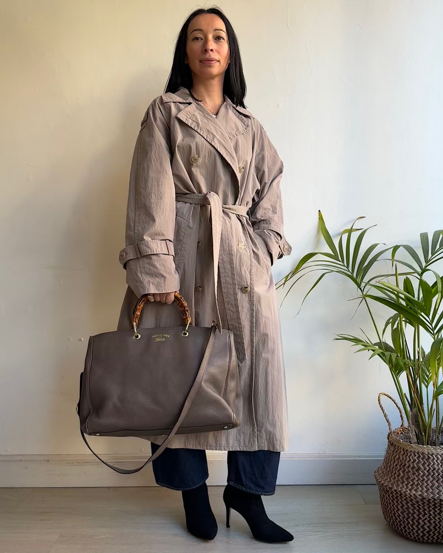 Techno Cotton Trench ~ Size 6/10