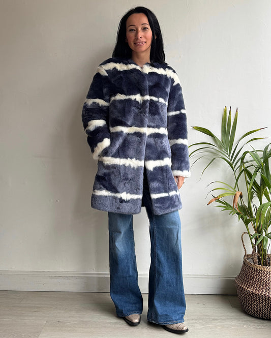 Faux Fur Coat ~ Size S