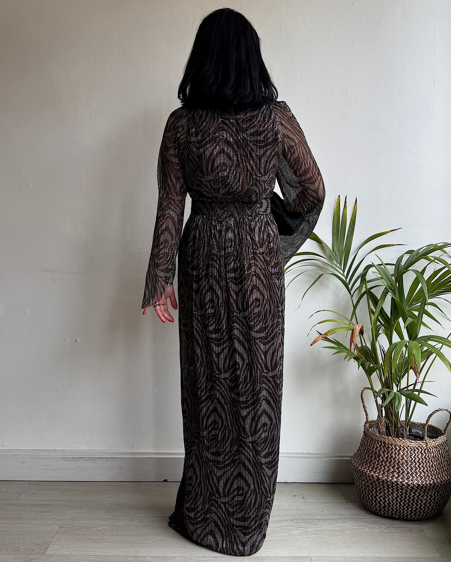 Lurex Maxi Dress ~ Size M