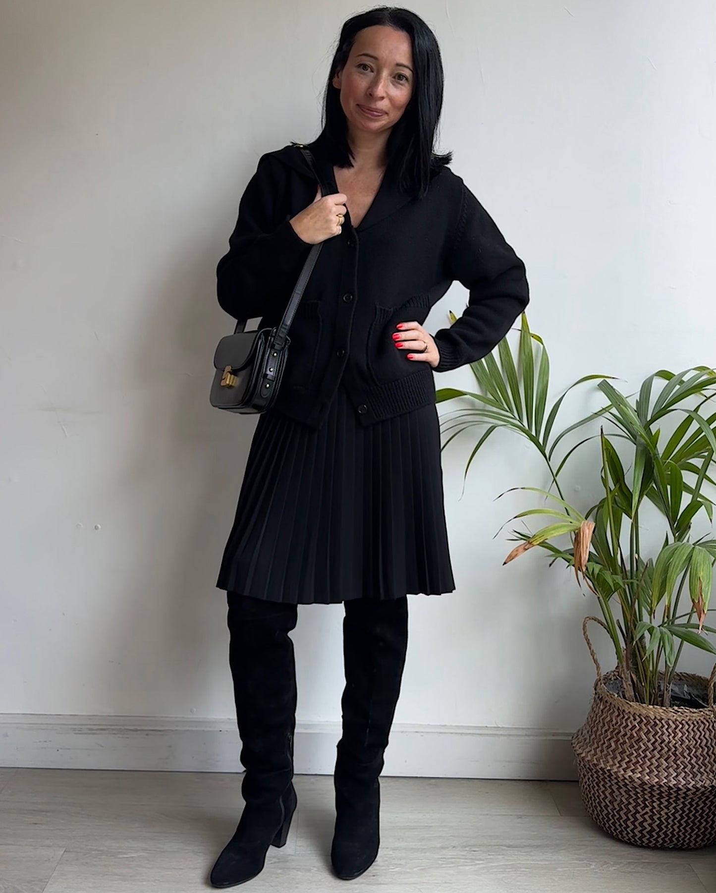 Vintage Pleated Skirt ~ Size 8