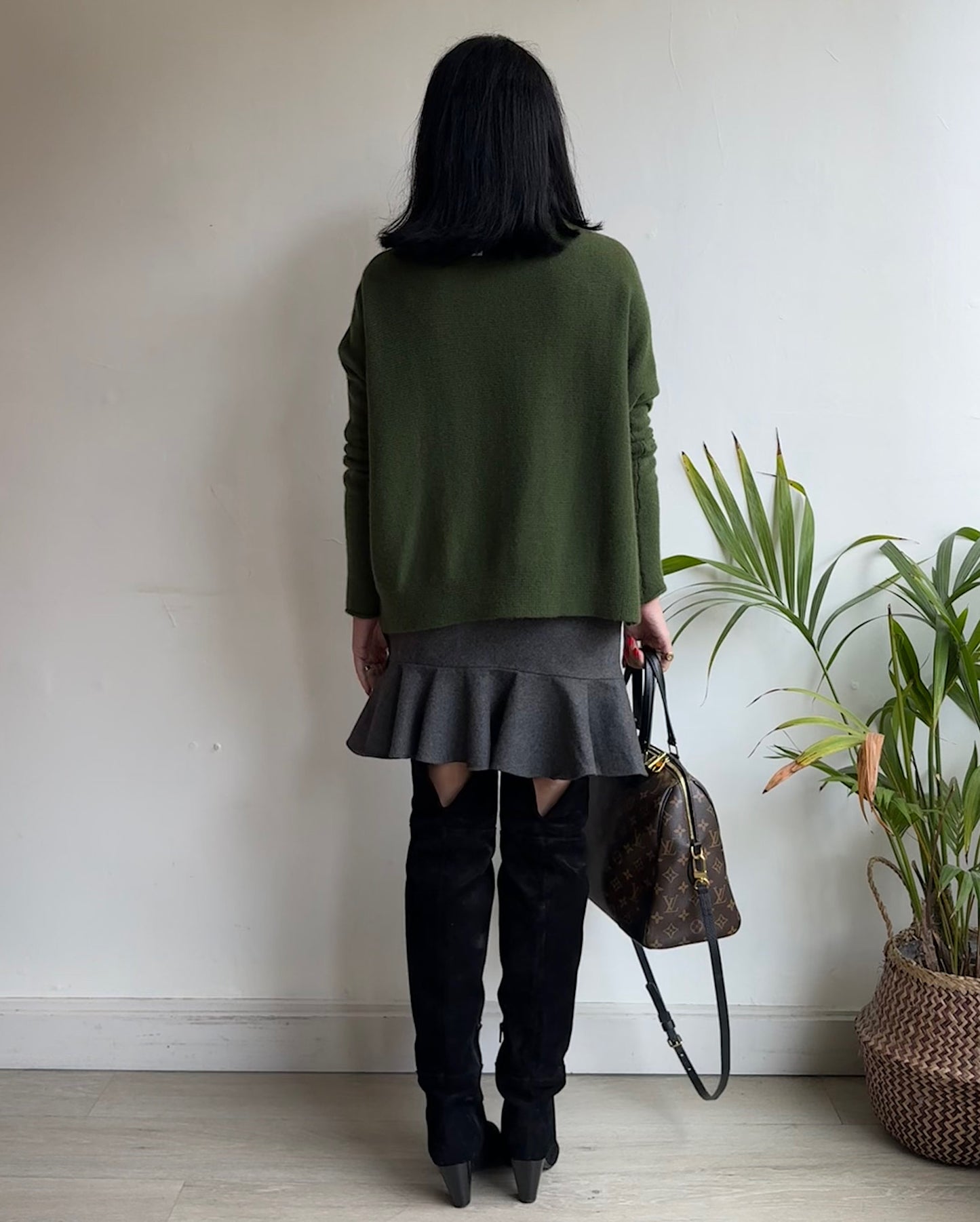 Green Cashmere Knit ~ Size XS