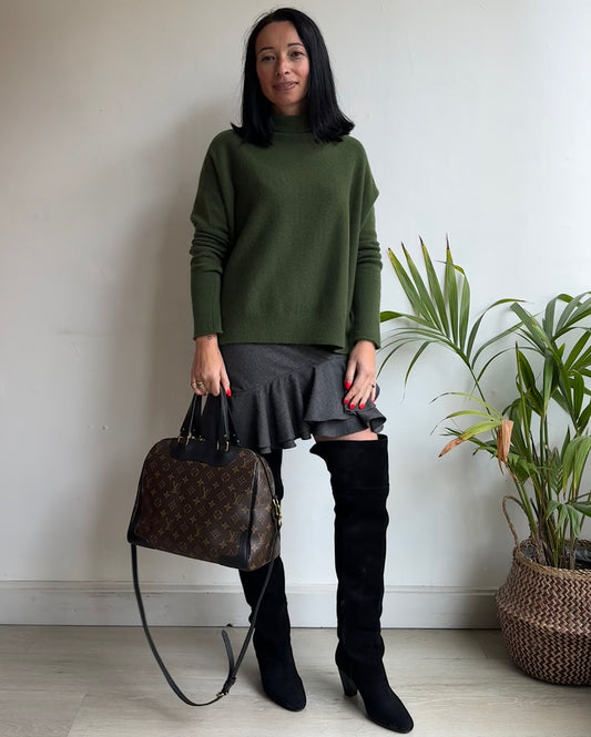 Green Cashmere Knit ~ Size XS