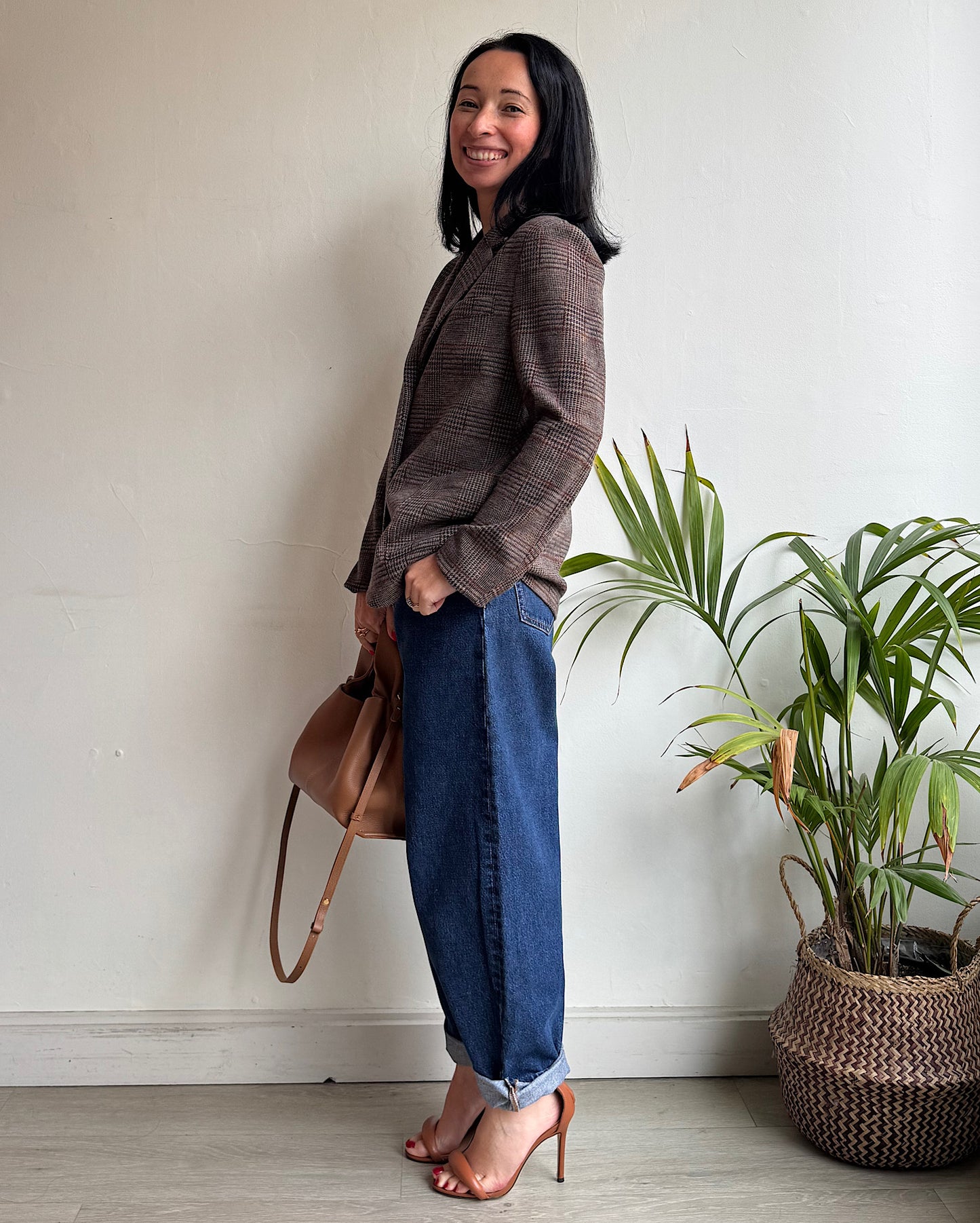 Houndstooth Check Jacket ~ Size 10