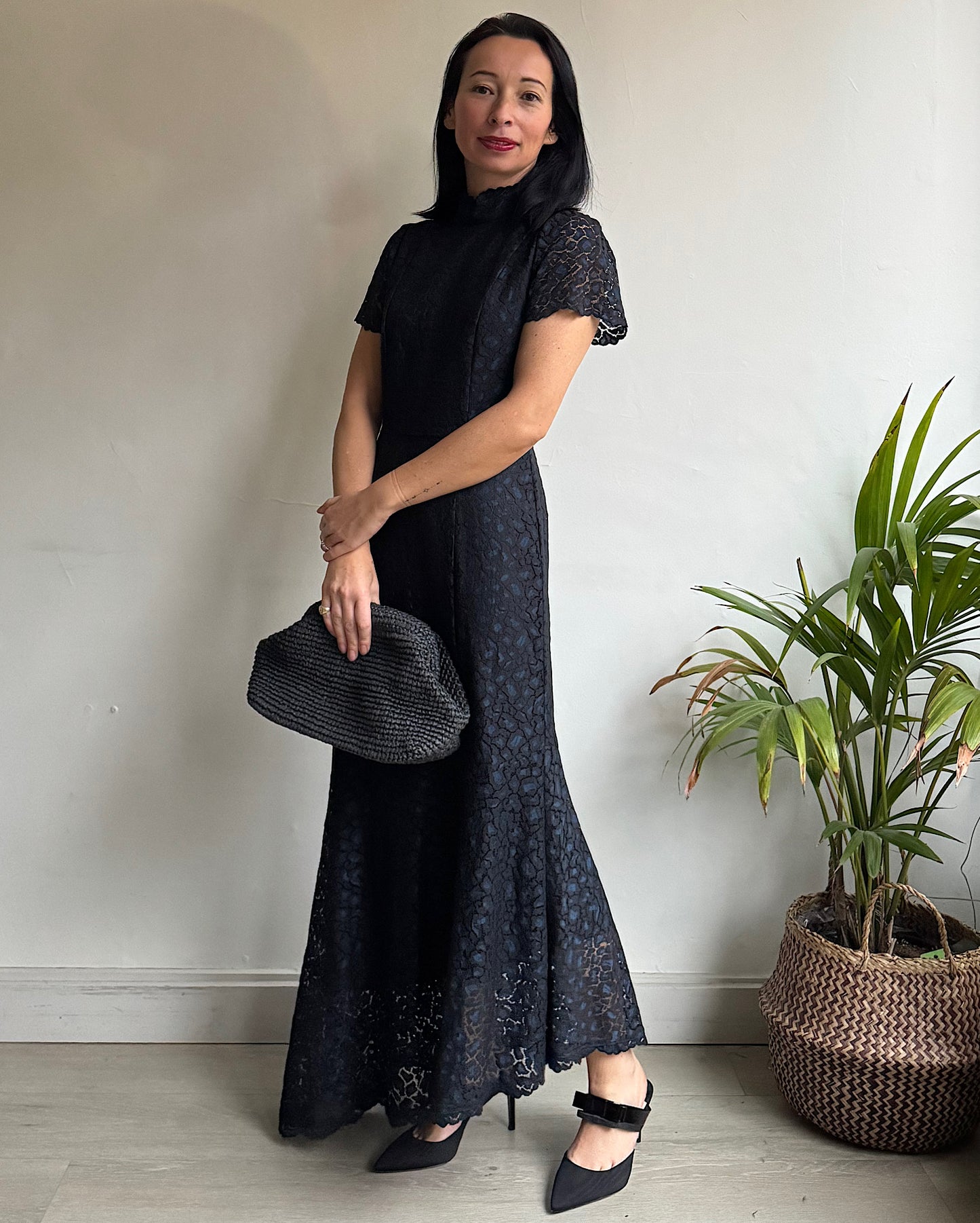 Asymmetric Lace dress ~ Size 8