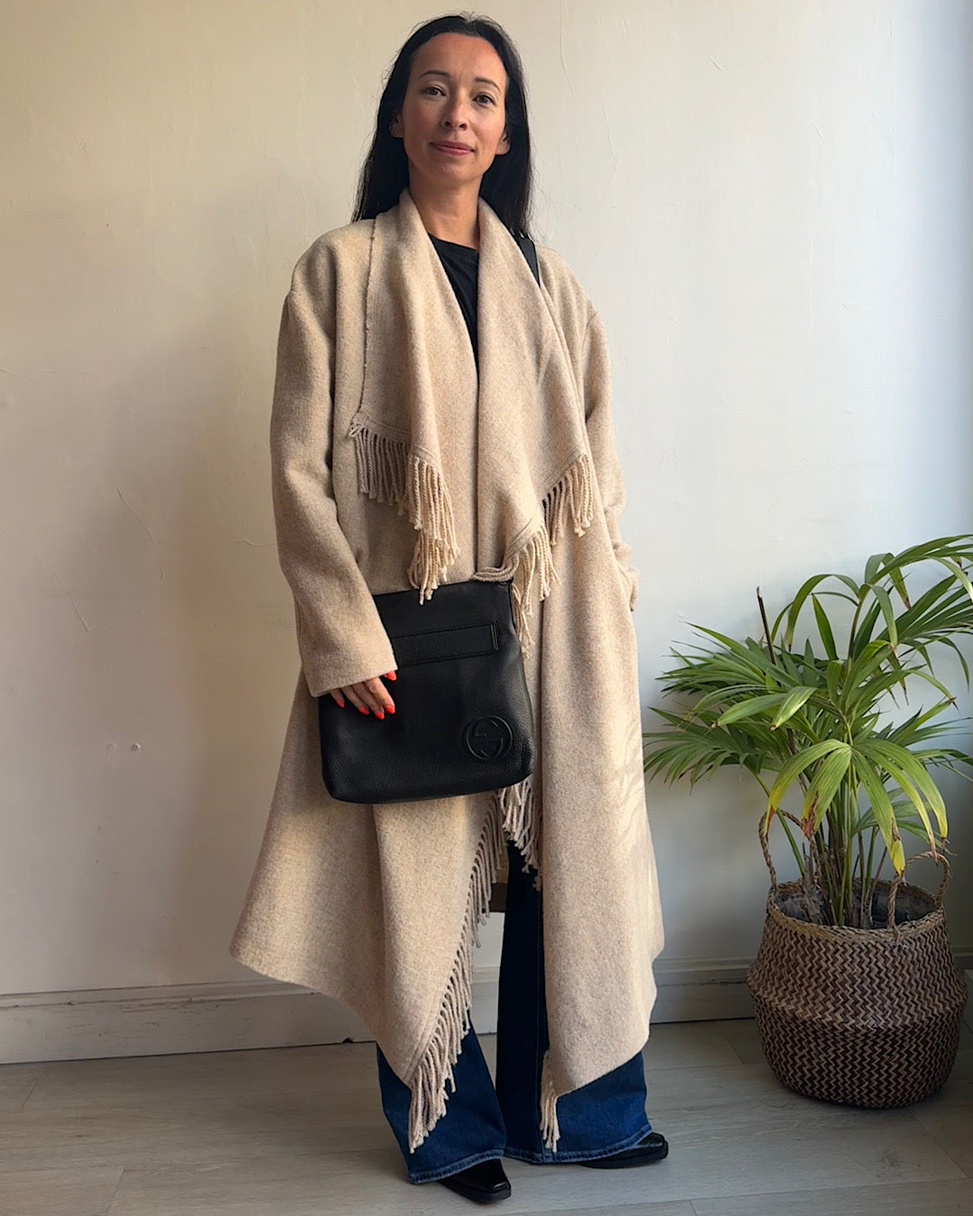 Isabel Marant Cream Blanket Coat ~ Oversized 6