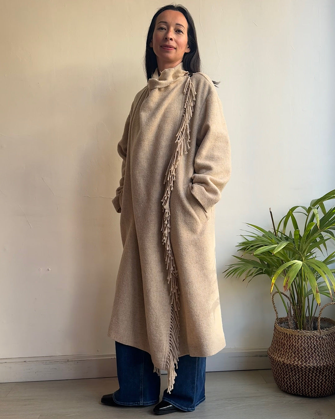 Isabel Marant Cream Blanket Coat ~ Oversized 6