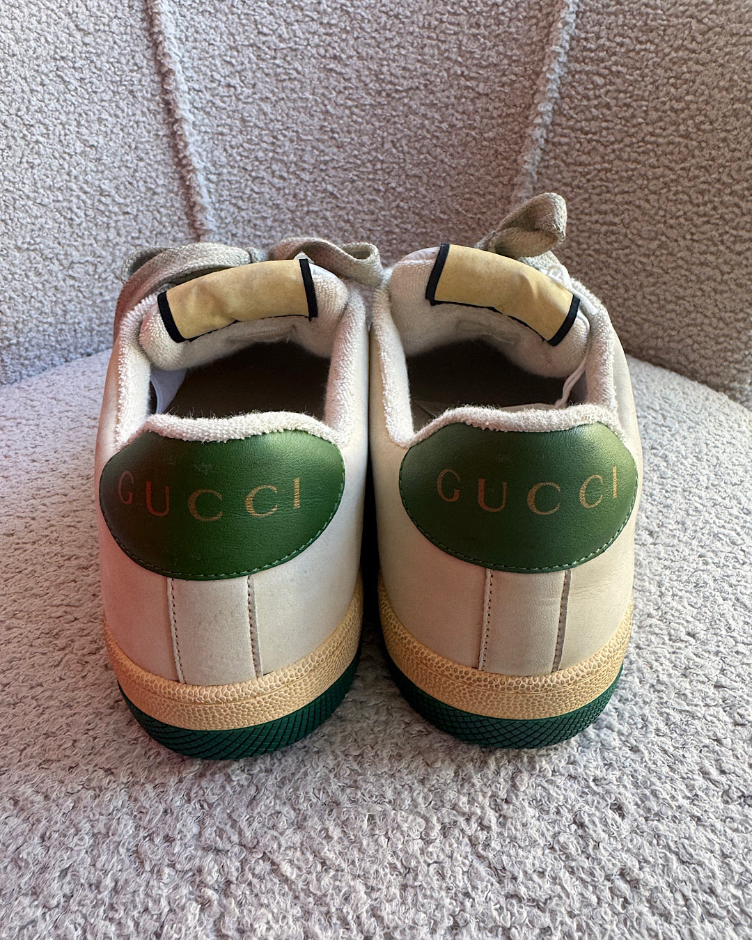 Gucci Screener Monogrammed Trainers ~ Size 6.5