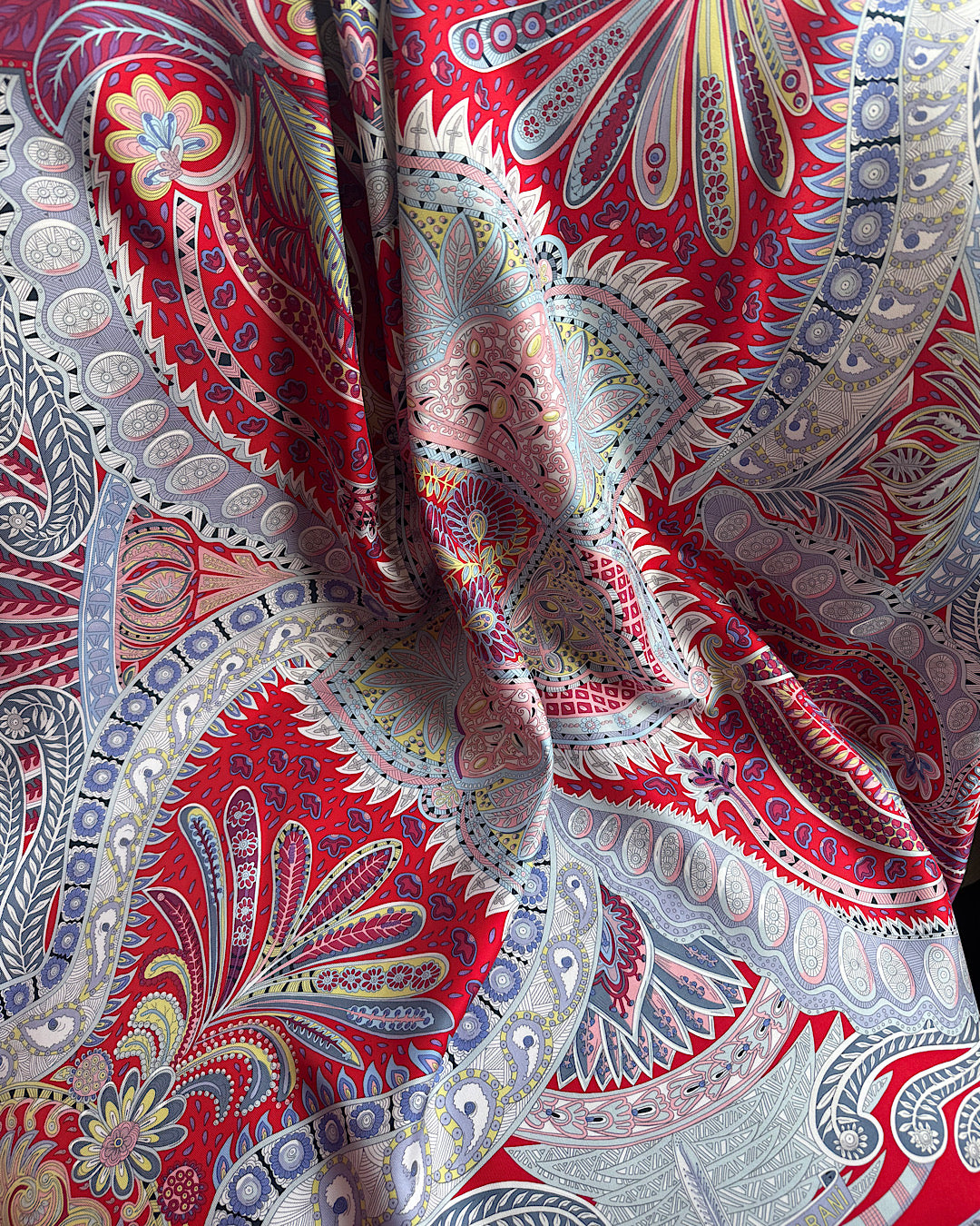 Hermes Le Jardin De La Maharani Silk Scarf