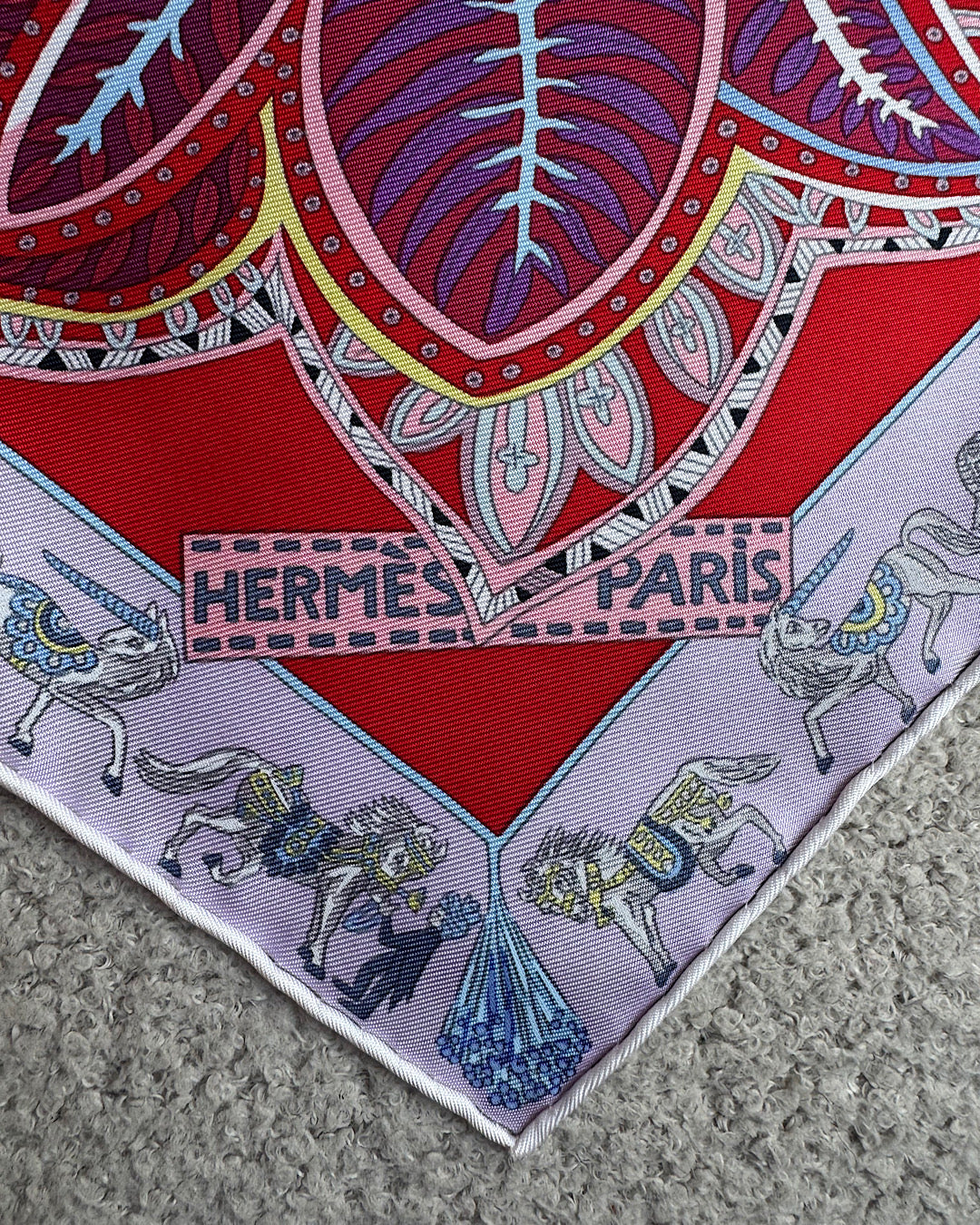 Hermes Le Jardin De La Maharani Silk Scarf