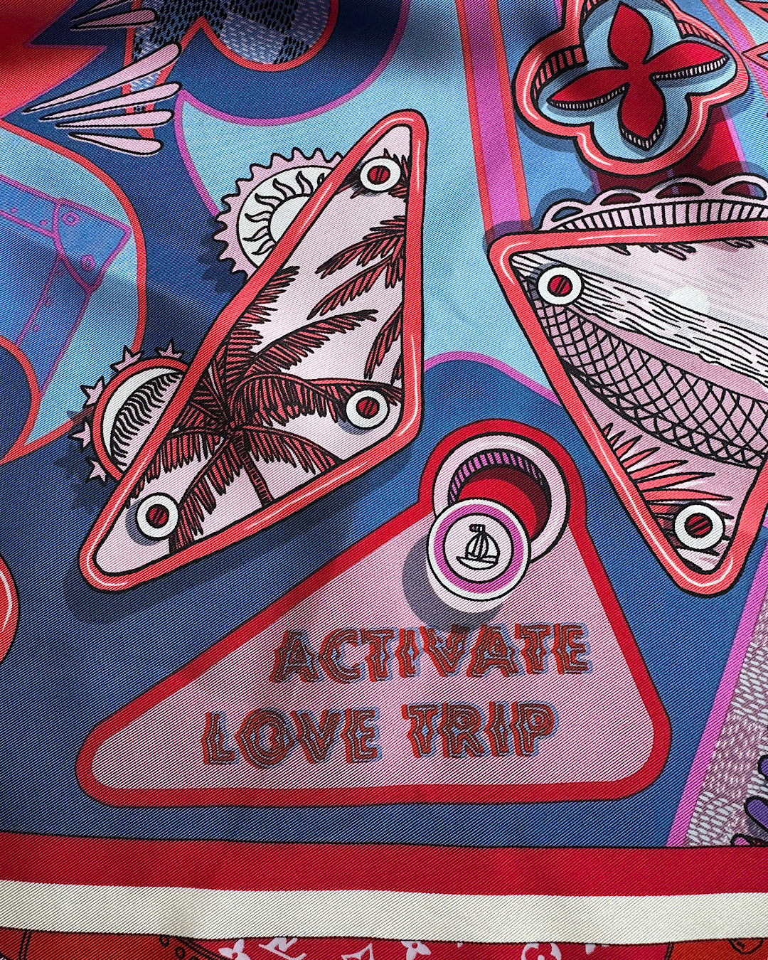 Louis Vuitton Pinball Silk Scarf