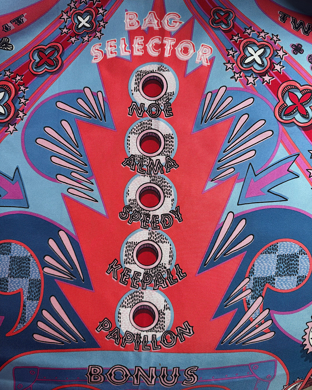 Louis Vuitton Pinball Silk Scarf