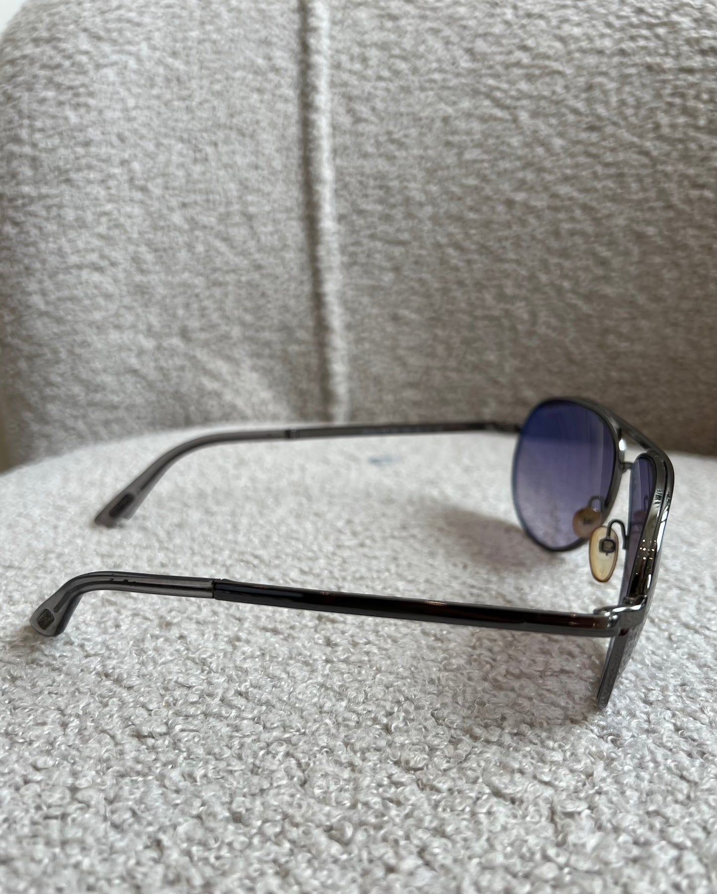 Silver Marco Aviator Sunglasses