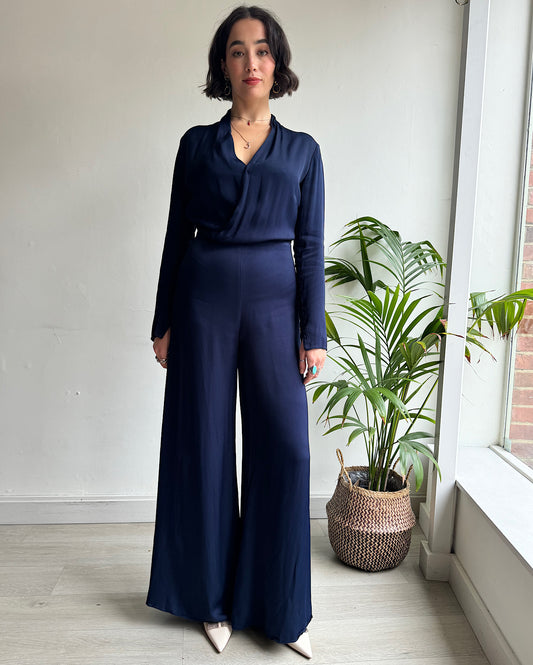 navy jumpsuit by Les Heroines