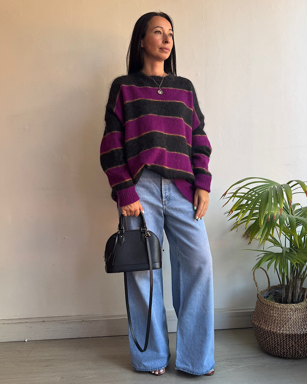 Isabel Marant Striped Mohair Jumper ~Size 8/10