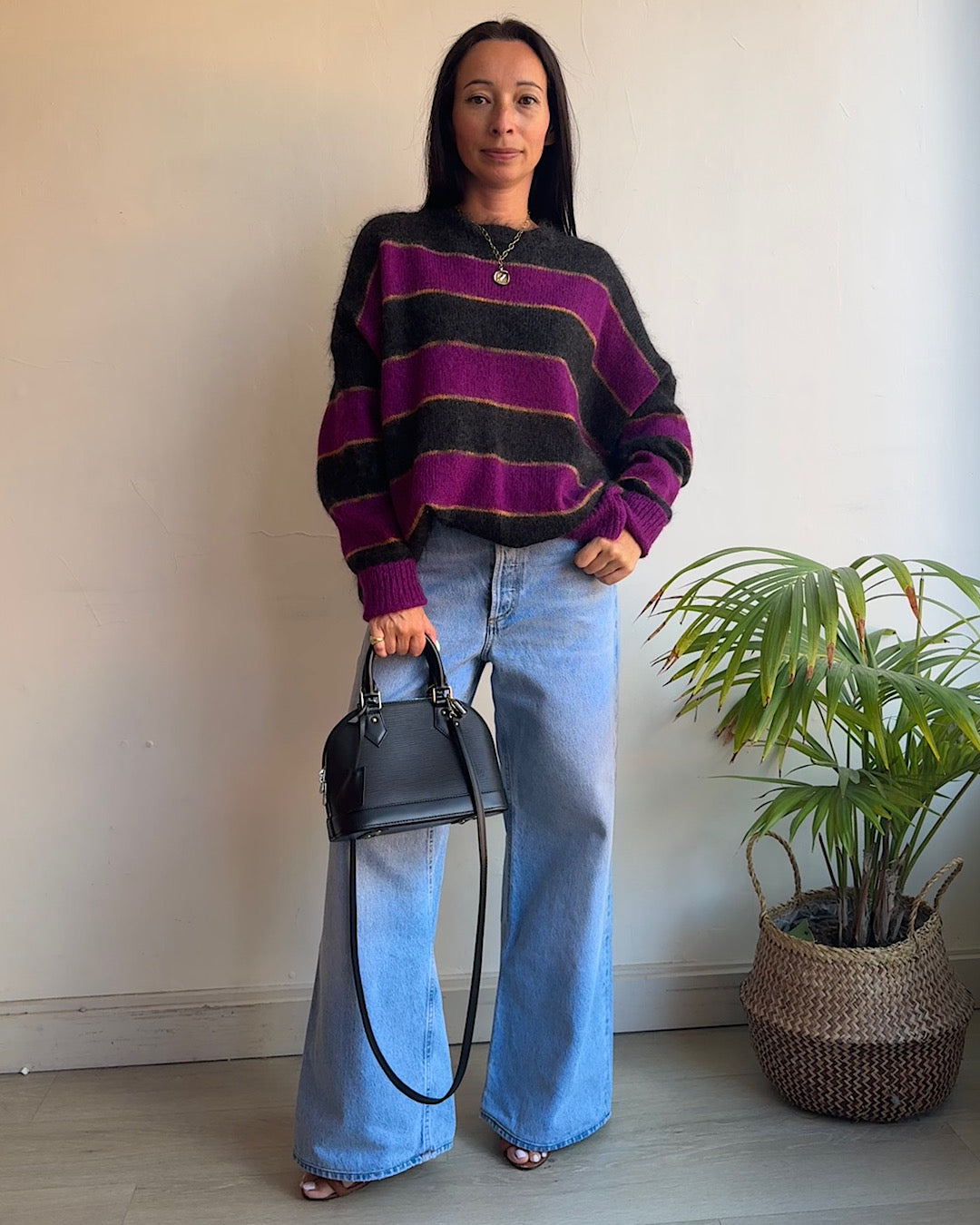 Isabel Marant Striped Mohair Jumper ~Size 8/10