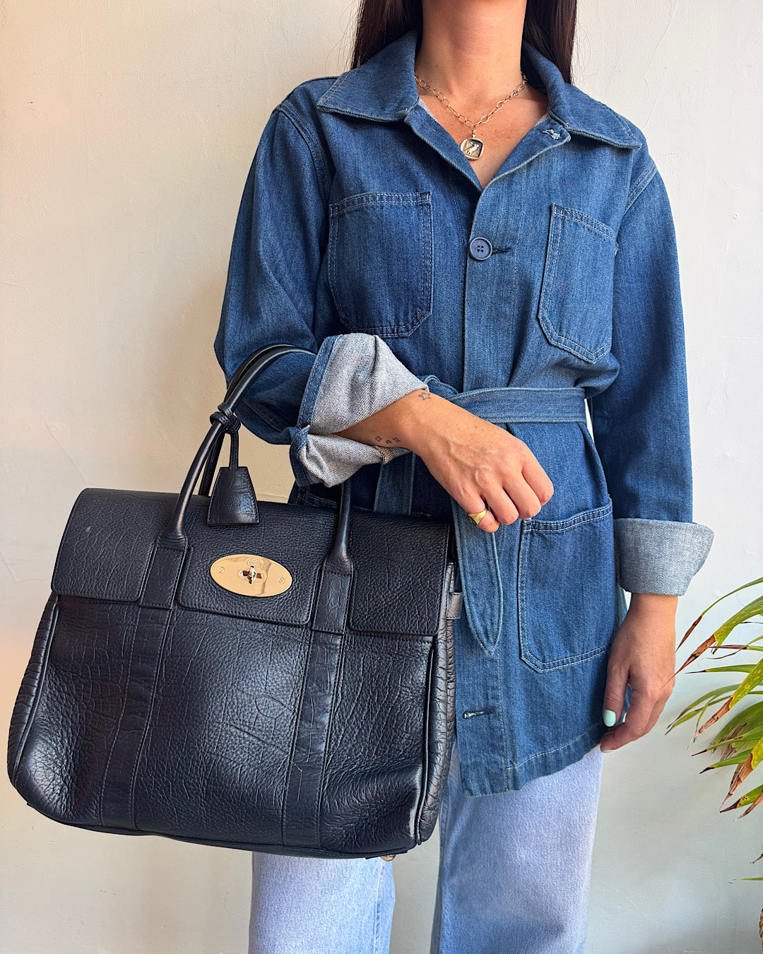 Reformation Belted Dylan Denim Jacket ~ Size M