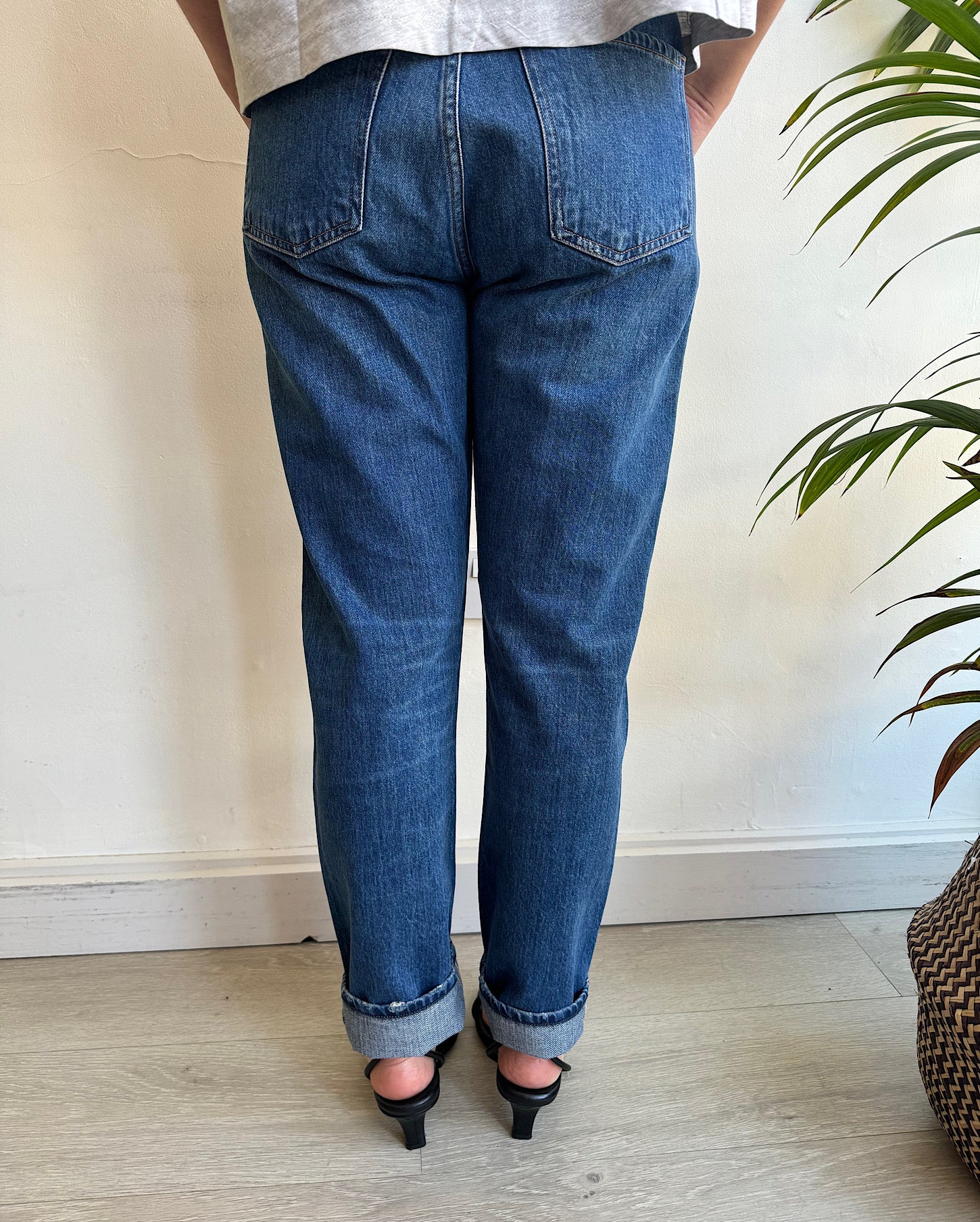 "Charlotte" Straight Leg Jeans ~ Size 27 rear view