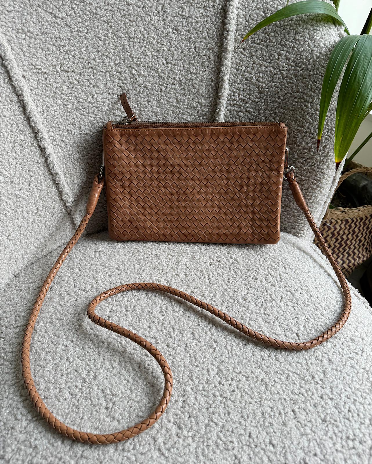 Woven Leather Bag