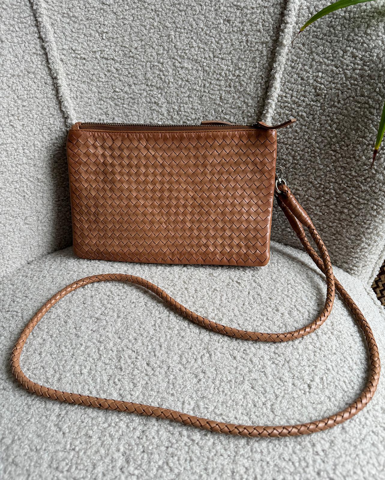 Woven Leather Bag