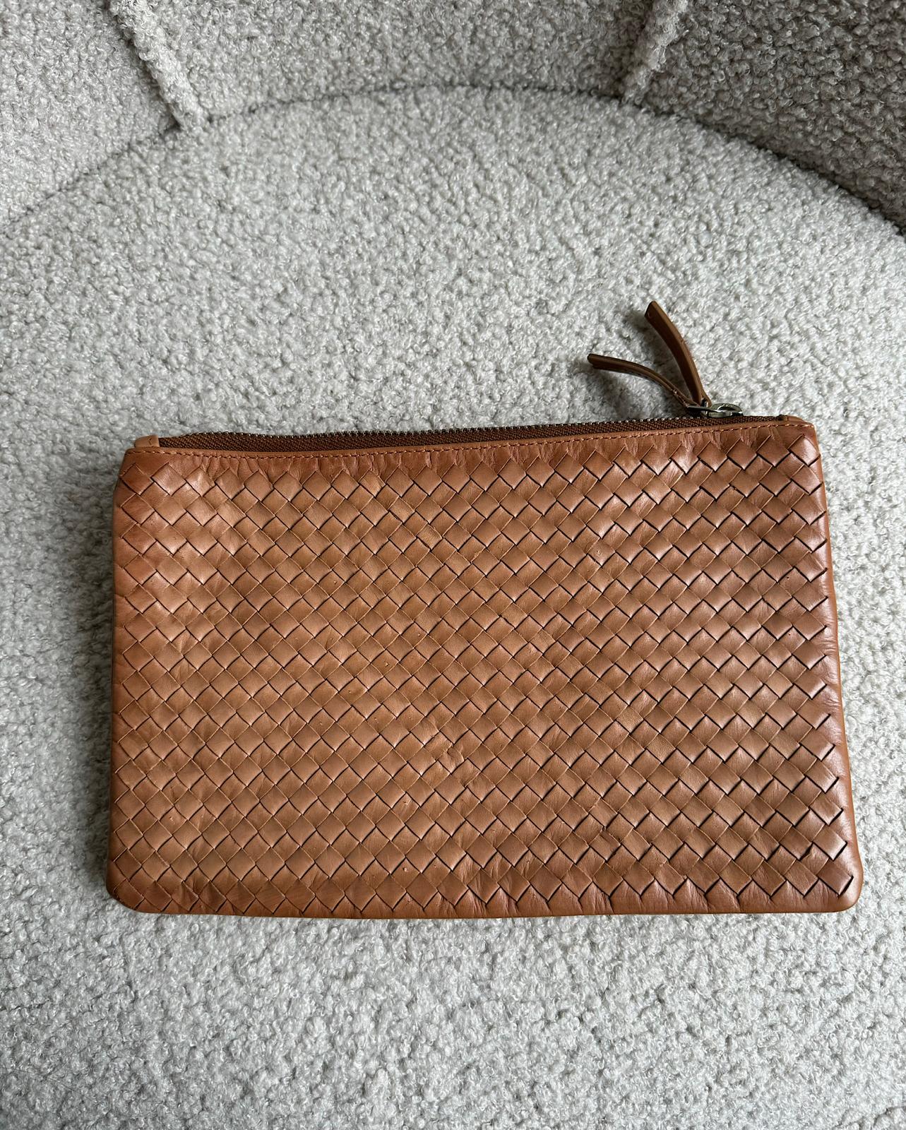 Woven Leather Bag