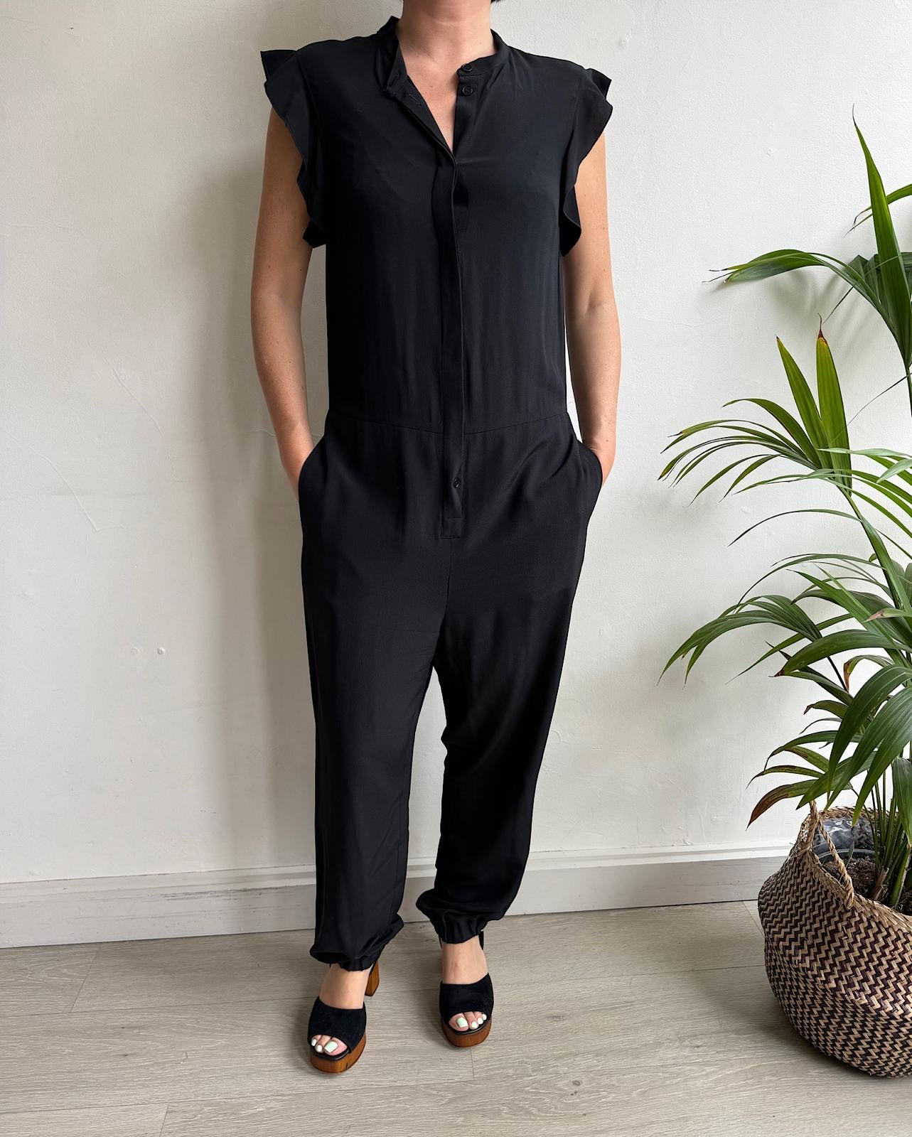 Black Stella Mccartney Jumpsuit ~ Size 10 full length