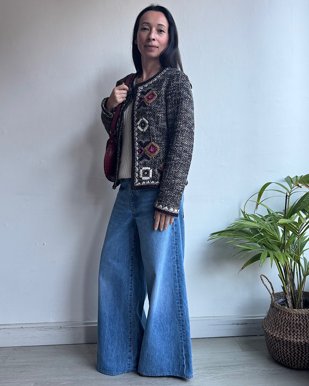 Bazaar Deluxe Cropped Jacket ~ Size 12