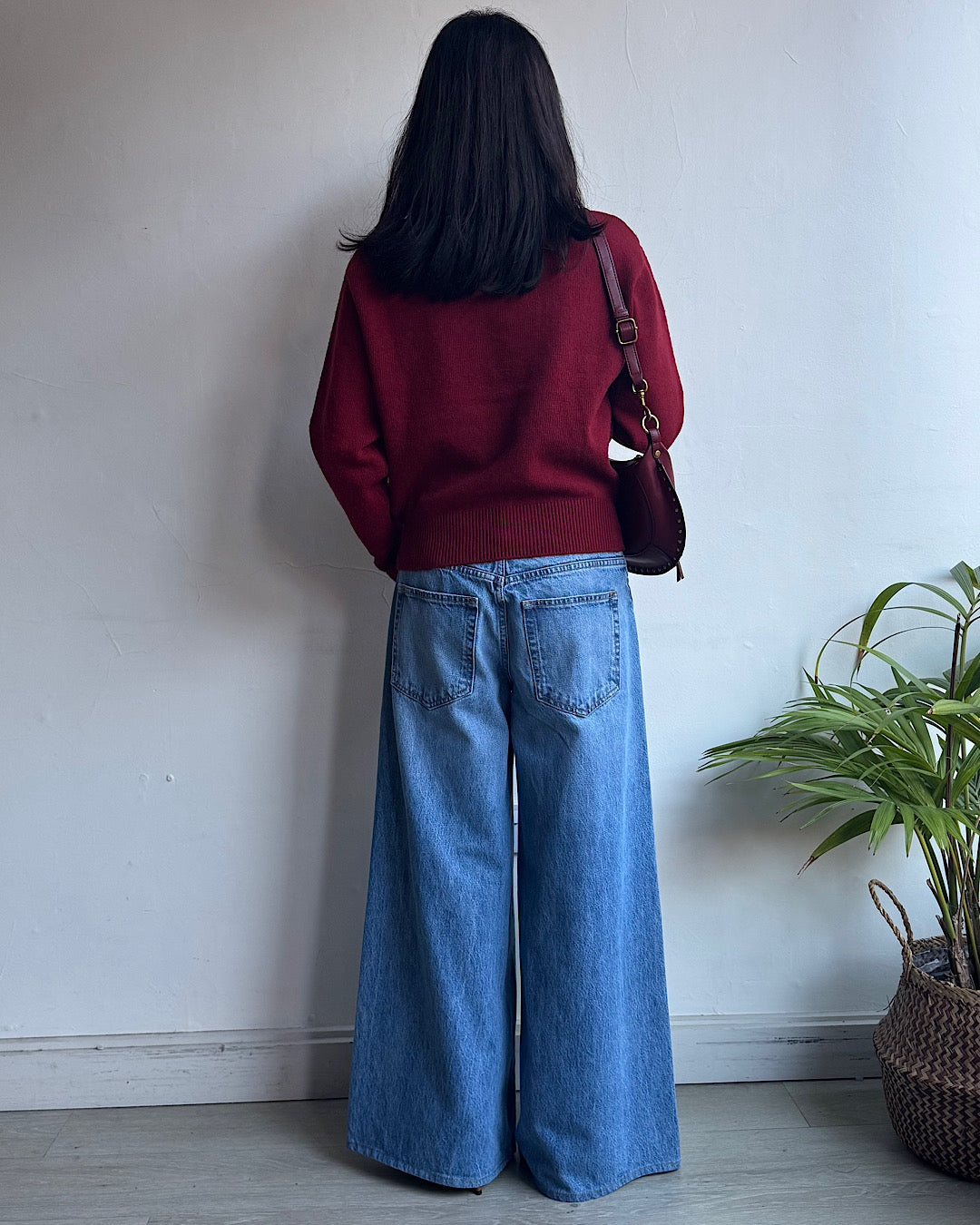 Soeur Burgundy Lyne Jumper ~ Size 10