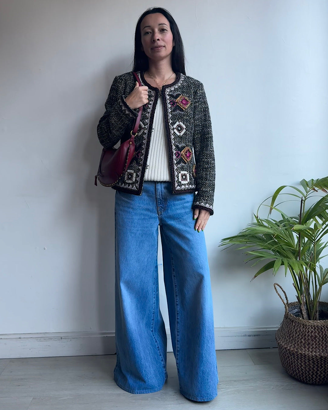 Bazaar Deluxe Cropped Jacket ~ Size 12
