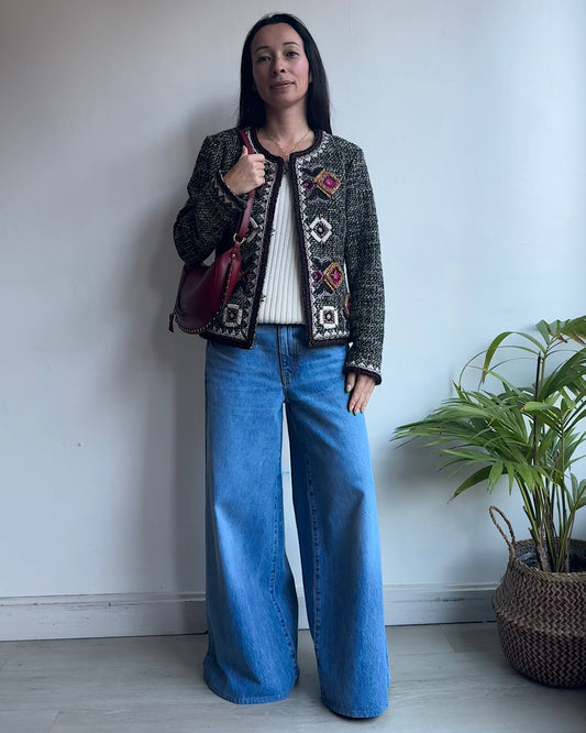 Bazaar Deluxe Cropped Jacket ~ Size 12