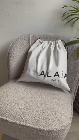 video showcasing the Le Papa bag from Alaia