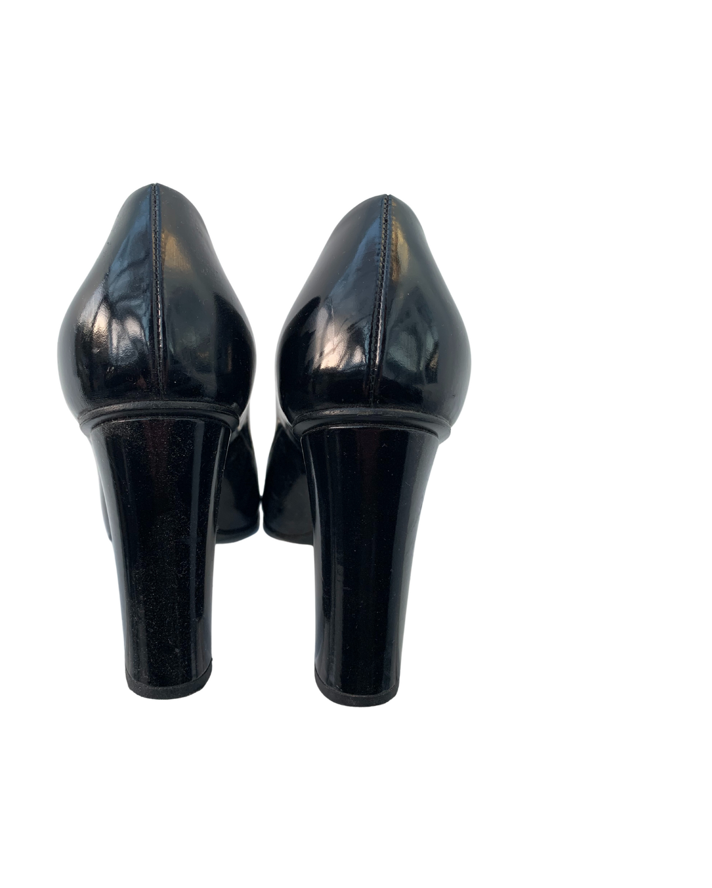 SALE - Black Horsebit Heels ~ Size 4